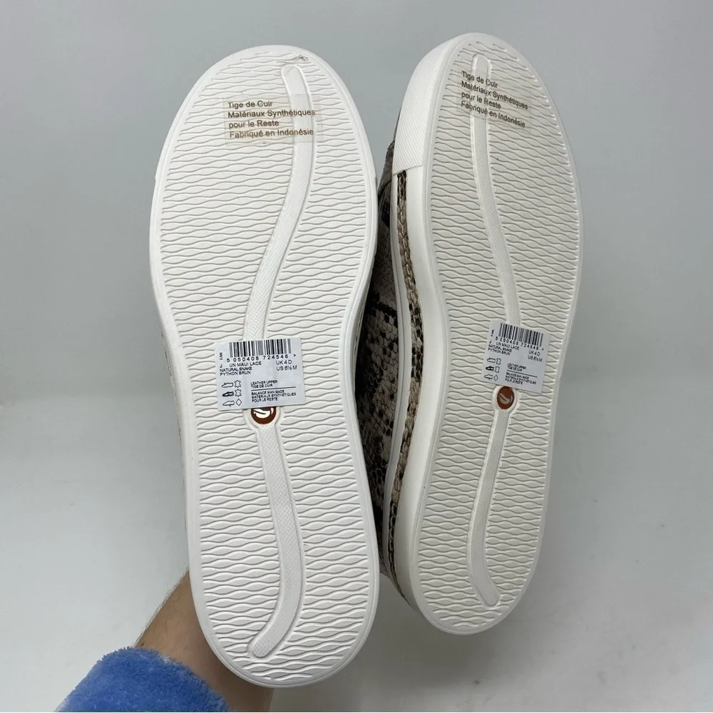 Clarks Un Maui Lace Natural Snake Leather Casual Comfort Sneakers